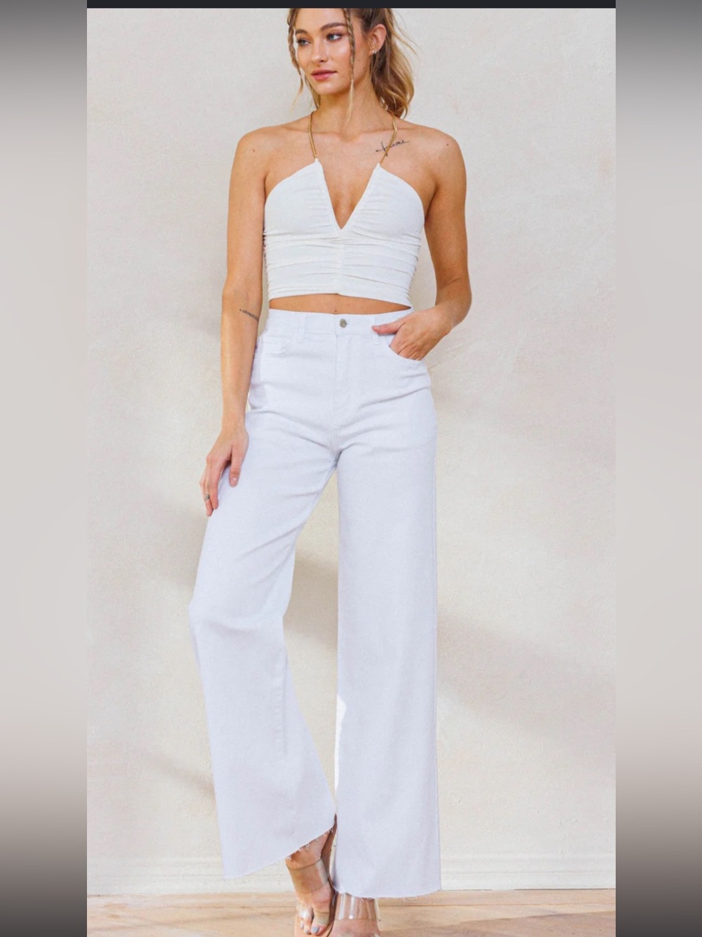 NWT Pistola Kinsley mid rise ultra flare jeans